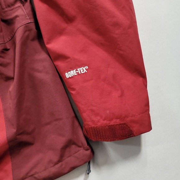 The North Face Gore-Tex Jacket Womens Large Rust Red Systems Ski‎ Nylon Hike - Picture 10 of 16